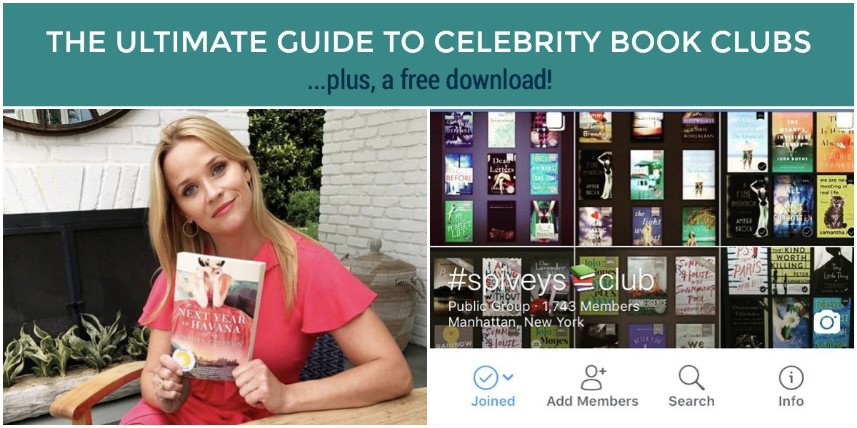The Ultimate Guide to Celebrity Book Clubs (including a free download