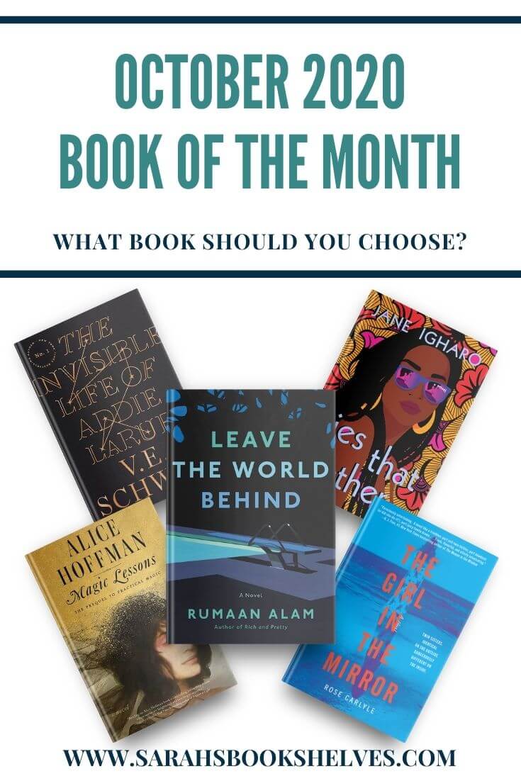 Book of the Month October 2020 Selections What Book Should You Choose